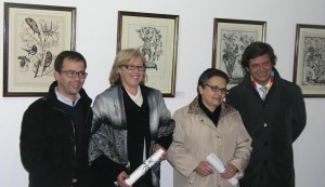 Entrega de diplomas às funcionárias Leonor Silva e Lurdes Soares