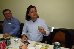 Amadeu Almeida (esq.) e Miguel Correia (direita)
