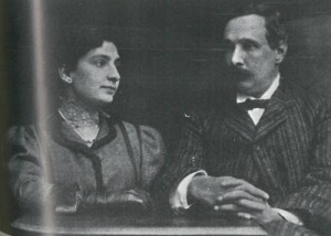 Raul Brandão e Angelina, recém-casados