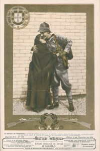 Abraço de... despedida, in "Ilustração Portugueza"