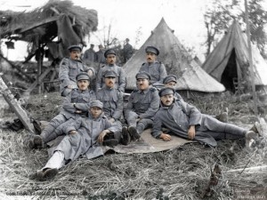 Trincheira junto ao Rio Rovuma