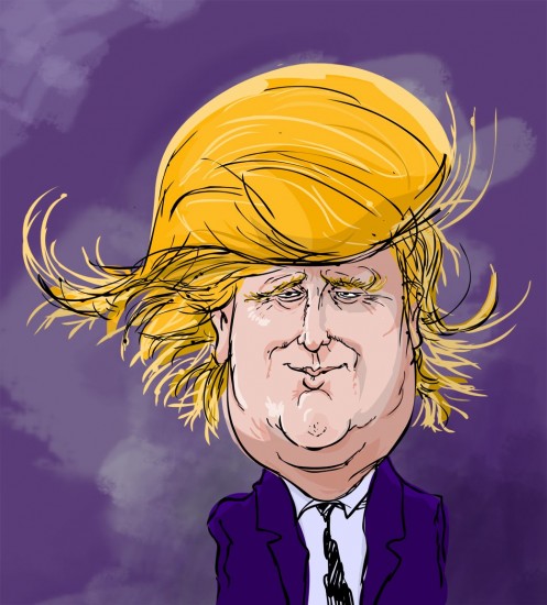 donald trump - cartoon