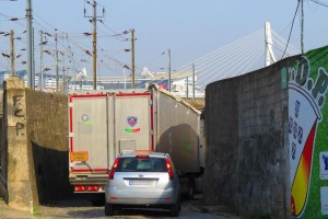 Atual acesso ao nó de Bonjóia