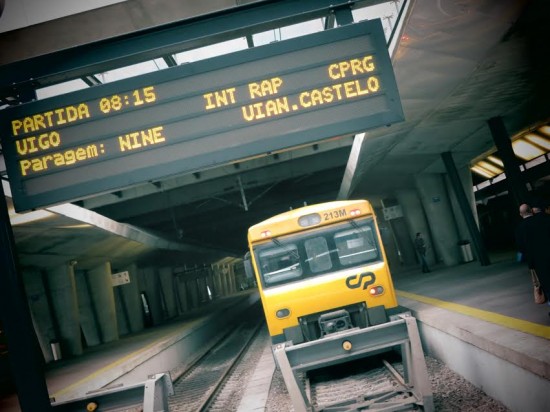 A "nossa" automotora. Ou o "Comboio Celta"