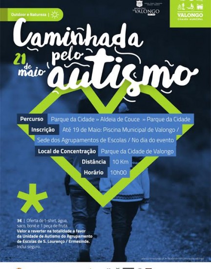 caminhada autismo - valongo