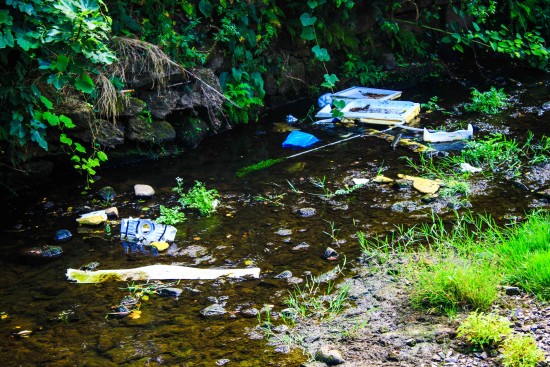 Poluição Rio Leça 04