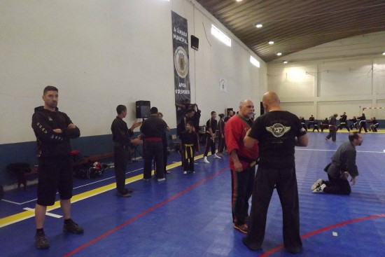 João Botelho ("Gran Mestre") em ação de demonstração