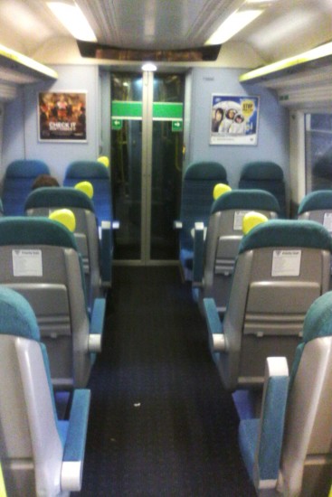 Londres - comboio interior